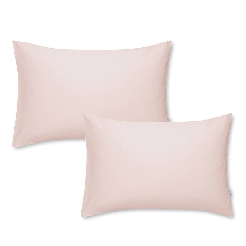 Bianca 400TC Cotton Sateen Pair Pillowcases Blush - PILLOW CASES - Beattys of Loughrea