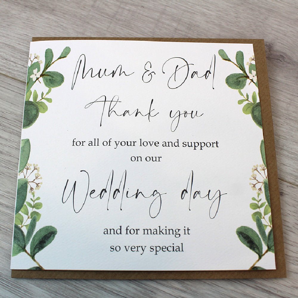 Greeting Card - Mum & Dad, Thank You - CARD/GIFTWRAP/GIFTBAGS - Beattys of Loughrea