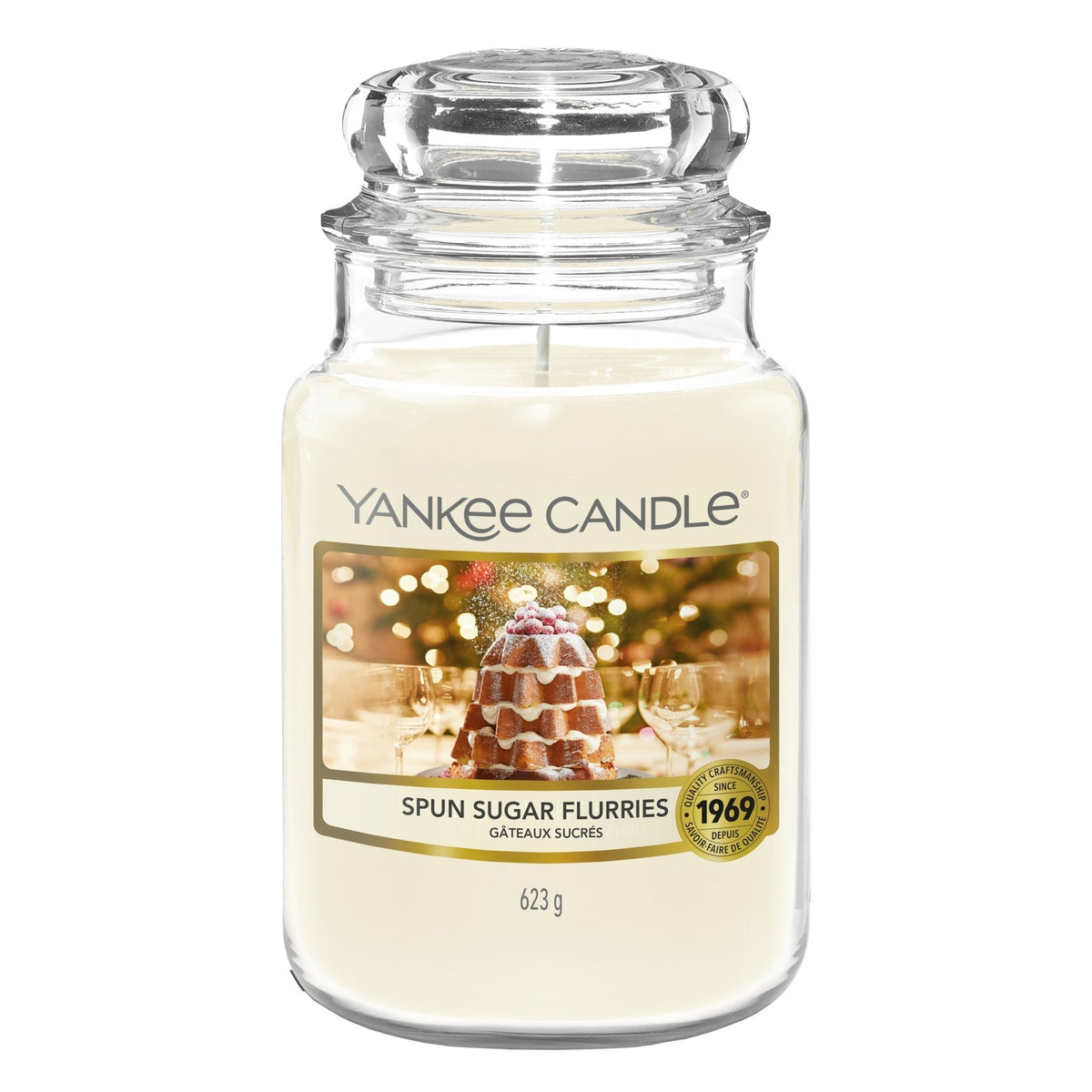 Spun Sugar Flurries Large Yankee Candle 623g - CANDLES - Beattys of Loughrea