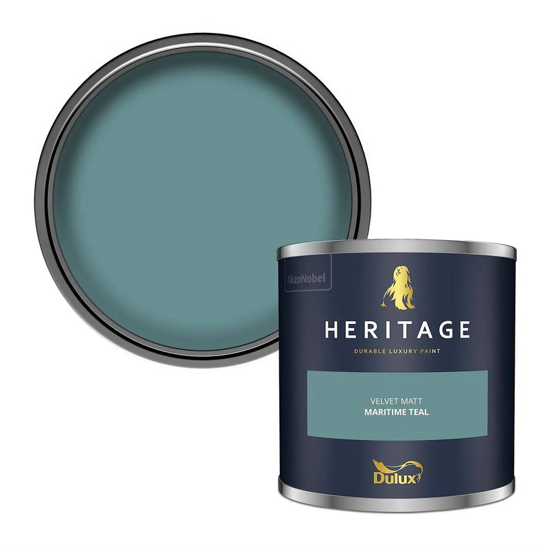 Dulux Heritage Tester Maritime Teal 125Ml - SPECIALITY PAINT/ACCESSORIES - Beattys of Loughrea