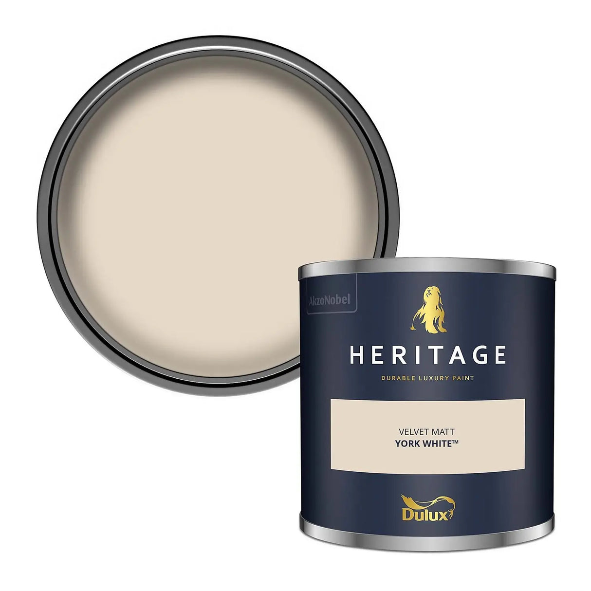 Dulux Heritage Tester York White 125Ml - Beattys of Loughrea | www.beattys.ie