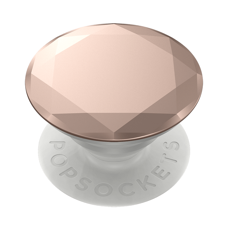PopGrip Rose Gold Metallic Diamond Premium Popsocket - PHONE ACCESSORIES - Beattys of Loughrea