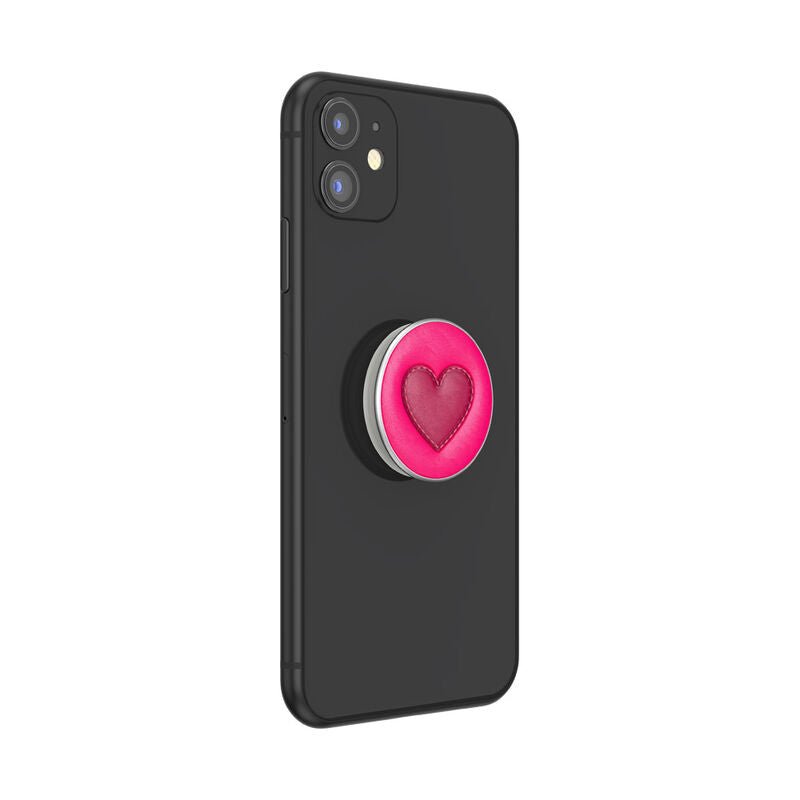 PopGrip Stitched Sweet Heart Popsocket - PHONE ACCESSORIES - Beattys of Loughrea