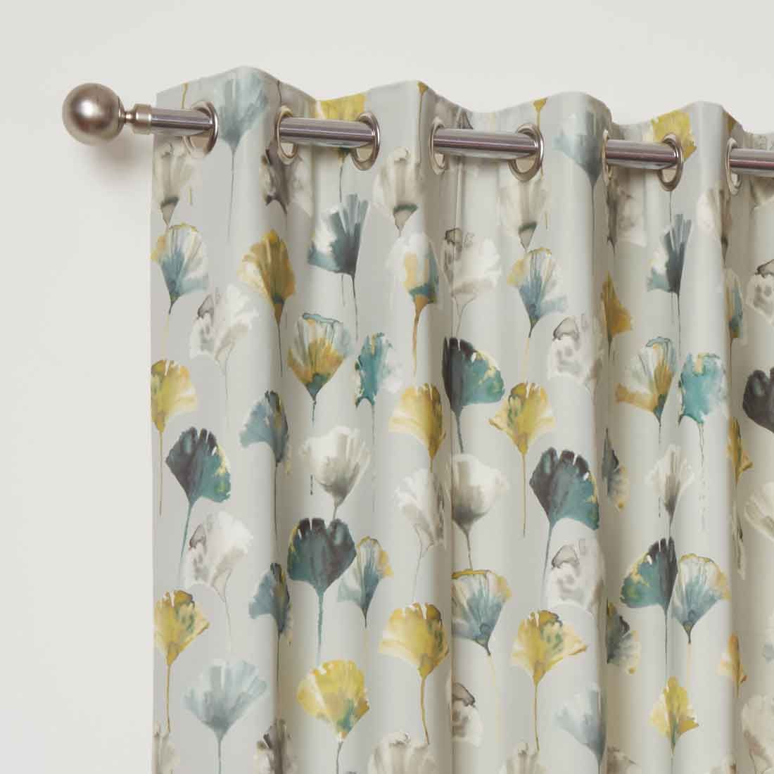 Camarillo Chartreuse Eyelet Curtains 90 x 90 - CURTAINS - READY MADE - Beattys of Loughrea