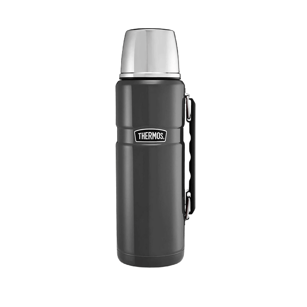 Thermos Stainless Steel King Flask Grey 1.2L - FLASKS - Beattys of Loughrea
