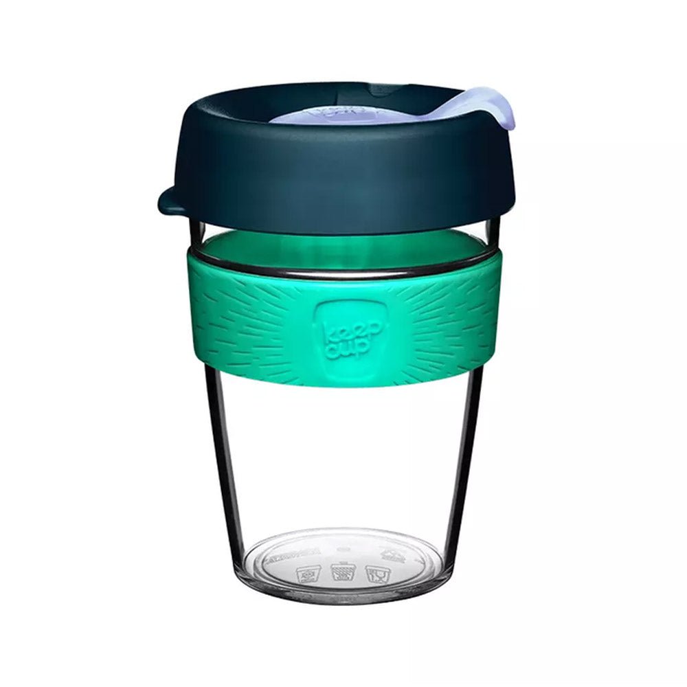 KeepCup 12oz Clear Original Eventide - FLASKS - Beattys of Loughrea