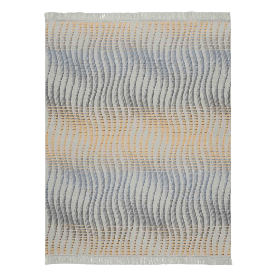 Biederlack Cotton Rich Blanket 140 x 180cm Curves Industrial - THROWS/BLANKETS - Beattys of Loughrea