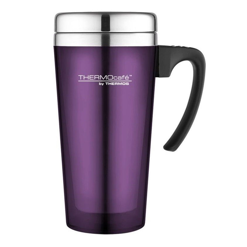 Thermos Thermocafe Trans Travel Mug 420ml Purple - FLASKS - Beattys of Loughrea