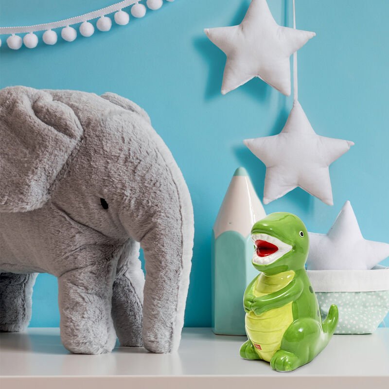 Ceramic Money Box Dino - ORNAMENTS - Beattys of Loughrea