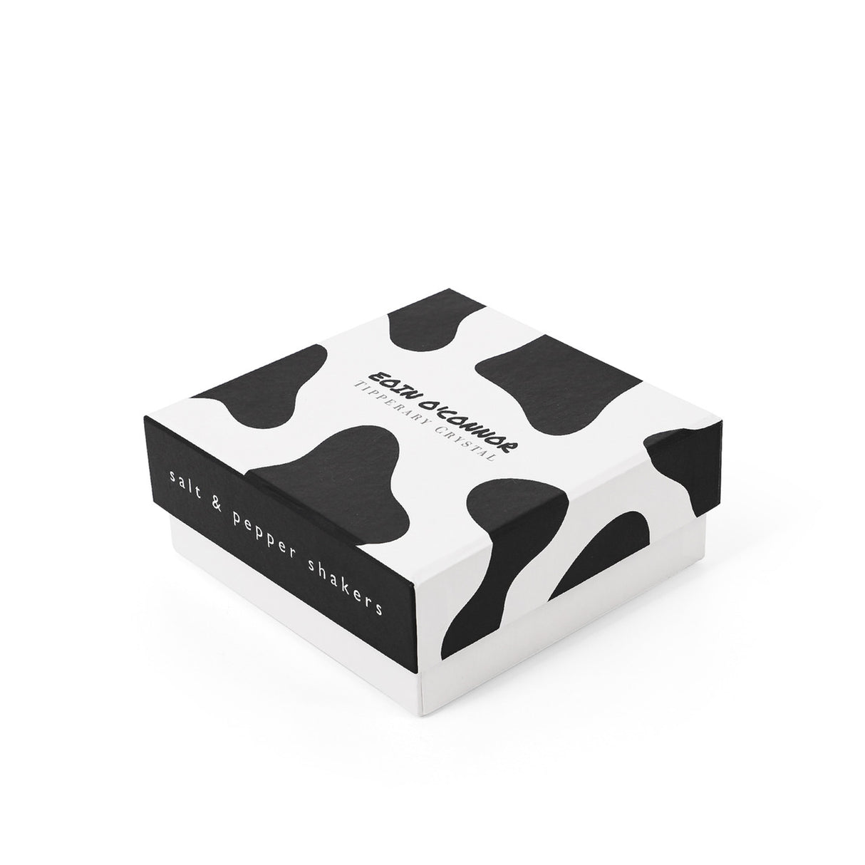 TIPPERARY CRYSTAL Eoin O'Connor Cow Salt & Pepper - GENERAL LOOSE WARE - Beattys of Loughrea