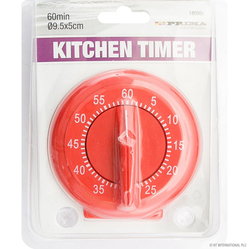 60min Kitchen Timer (Colour may vary) - KITCHEN HAND TOOLS - Beattys of Loughrea