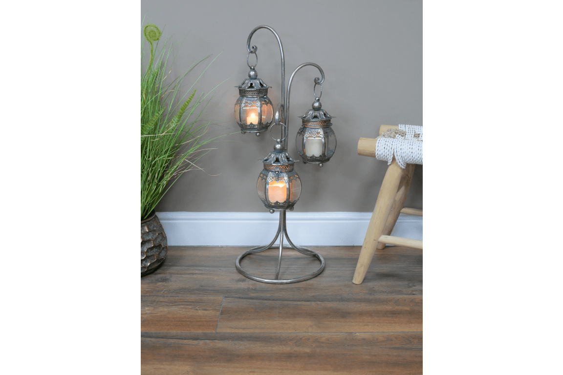 Lanterns On Stand - CANDLE HOLDERS / Lanterns - Beattys of Loughrea