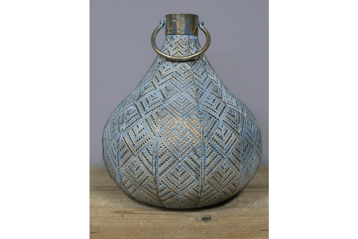 Teardrop Lantern 37cm (Candle not incl.) - CANDLE HOLDERS / Lanterns - Beattys of Loughrea