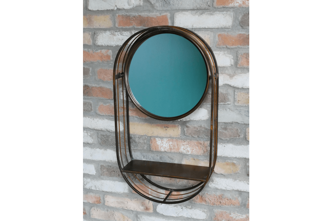 Mirror with Shelf 70cm - WALL MIRRORS - Beattys of Loughrea