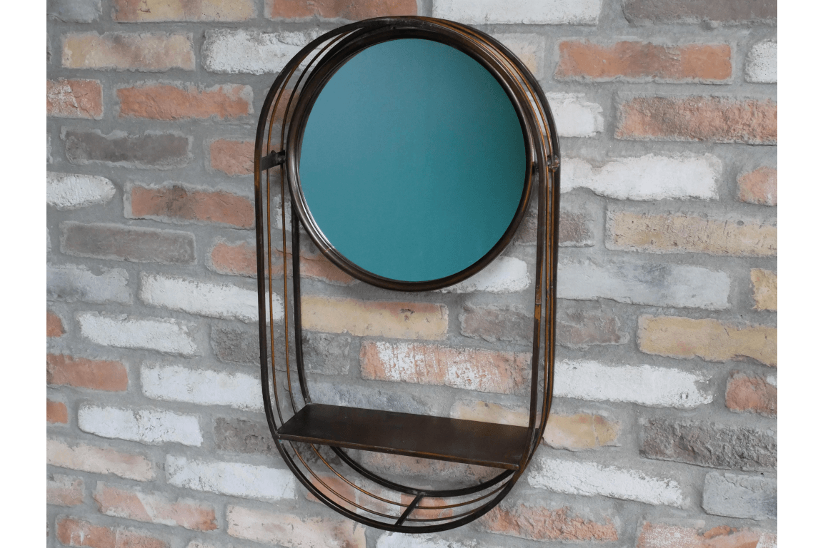 Mirror with Shelf 70cm - WALL MIRRORS - Beattys of Loughrea