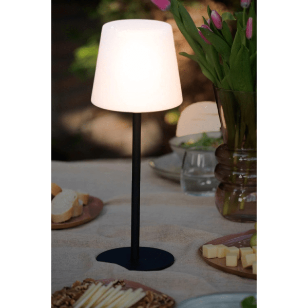 Leitmotiv Outdoors Rechargeable Table Lamp Black - TABLE/BEDSIDE LAMPS - Beattys of Loughrea