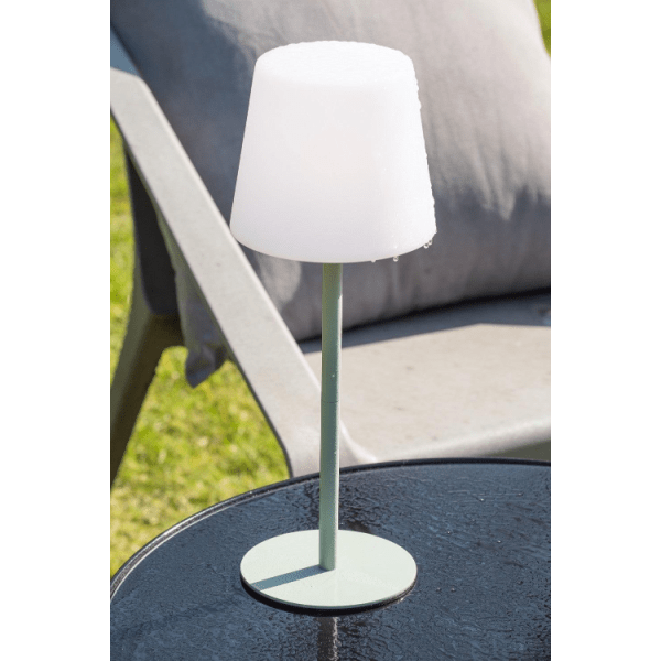 Leitmotiv Outdoors Rechargeable Table Lamp Green - TABLE/BEDSIDE LAMPS - Beattys of Loughrea