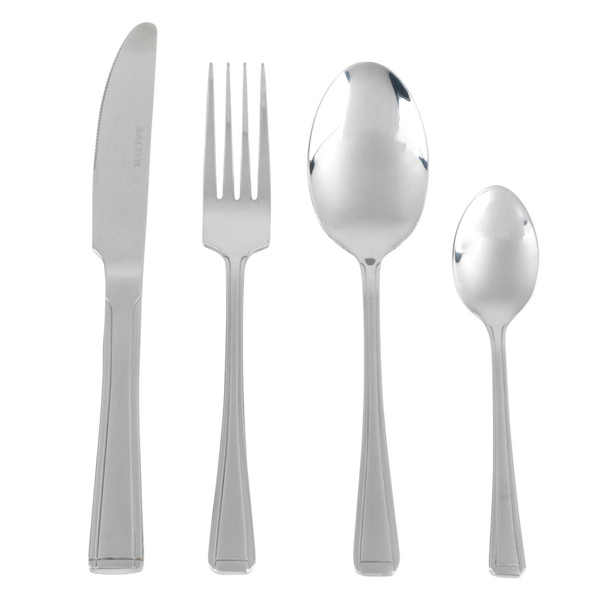 Salter Elegance Buxton 16 Piece Stainless Steel Cutlery Set - CUTLERY/KNIFE SET/BLOCK - Beattys of Loughrea