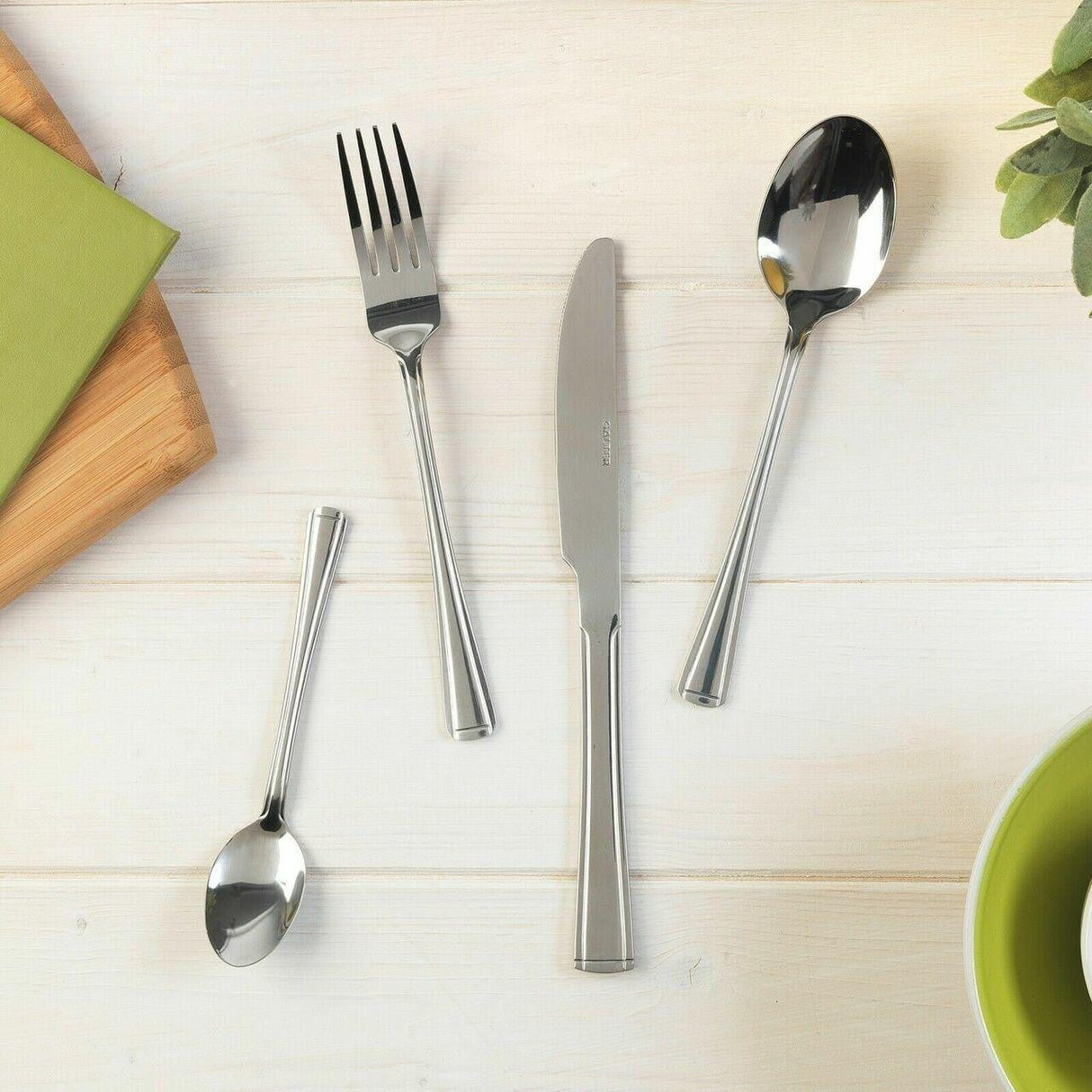 Salter Elegance Buxton 16 Piece Stainless Steel Cutlery Set - CUTLERY/KNIFE SET/BLOCK - Beattys of Loughrea