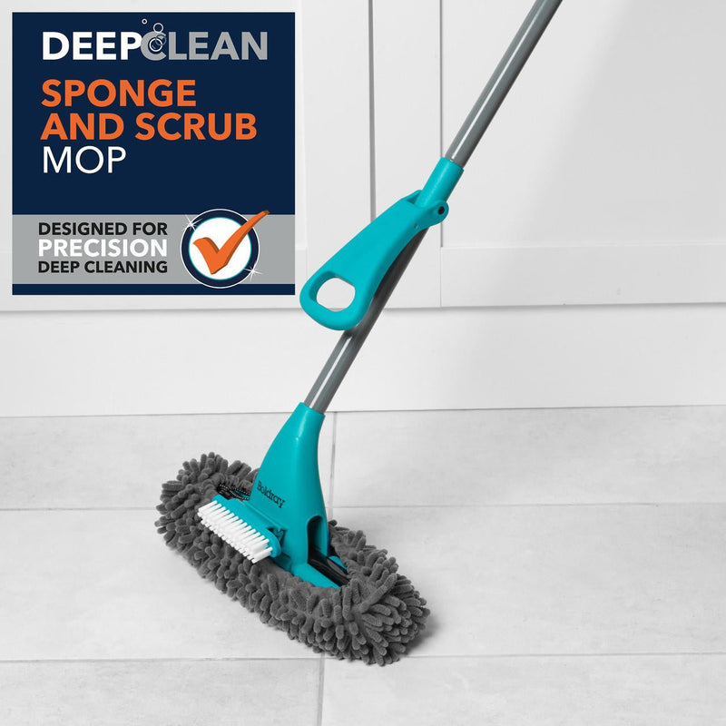 Beldray Deep Clean 3 in 1 Sponge & Scrub Mop Set with Easy Wring Function - CLEANING - MOP & BUCKET - Beattys of Loughrea