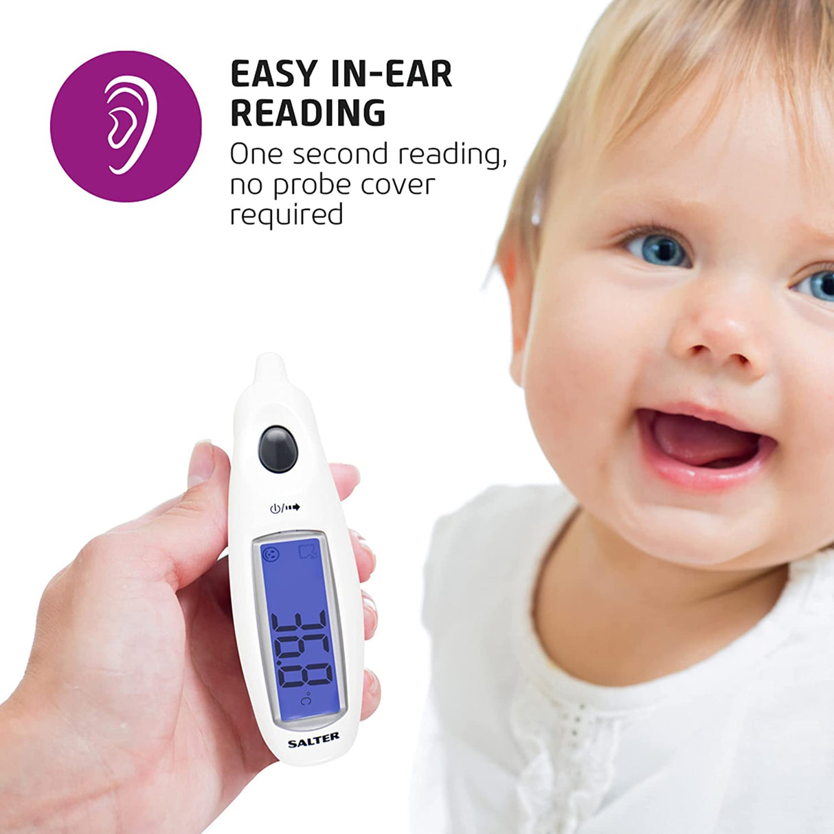 Salter Jumbo Display Ear Thermometer - THERMOMETERS - Beattys of Loughrea