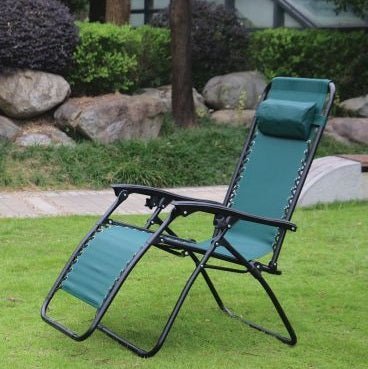 Reclining Zero Gravity Chair - Green - SINGLE GARDEN BENCH/ CHAIR - Beattys of Loughrea