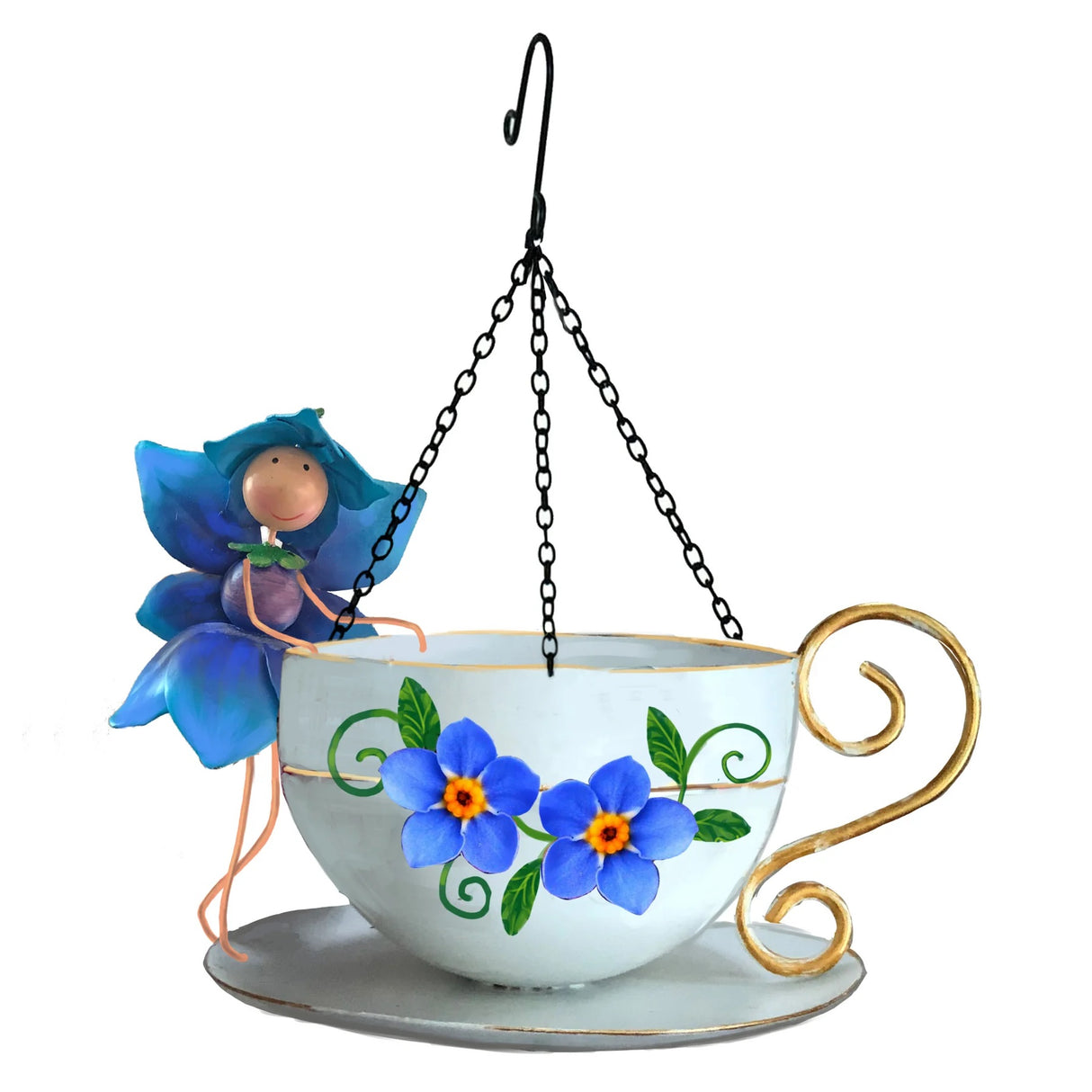 Phoebe Forget-Me-Not Cup Bird Feeder