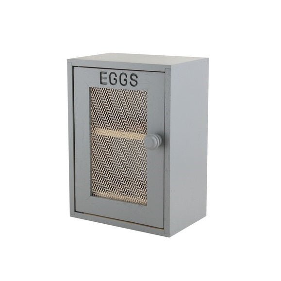 Rubber Wood Egg Cabinet Charcoal - WOODEN KITCHENWARE /ACCESSORIES - Beattys of Loughrea