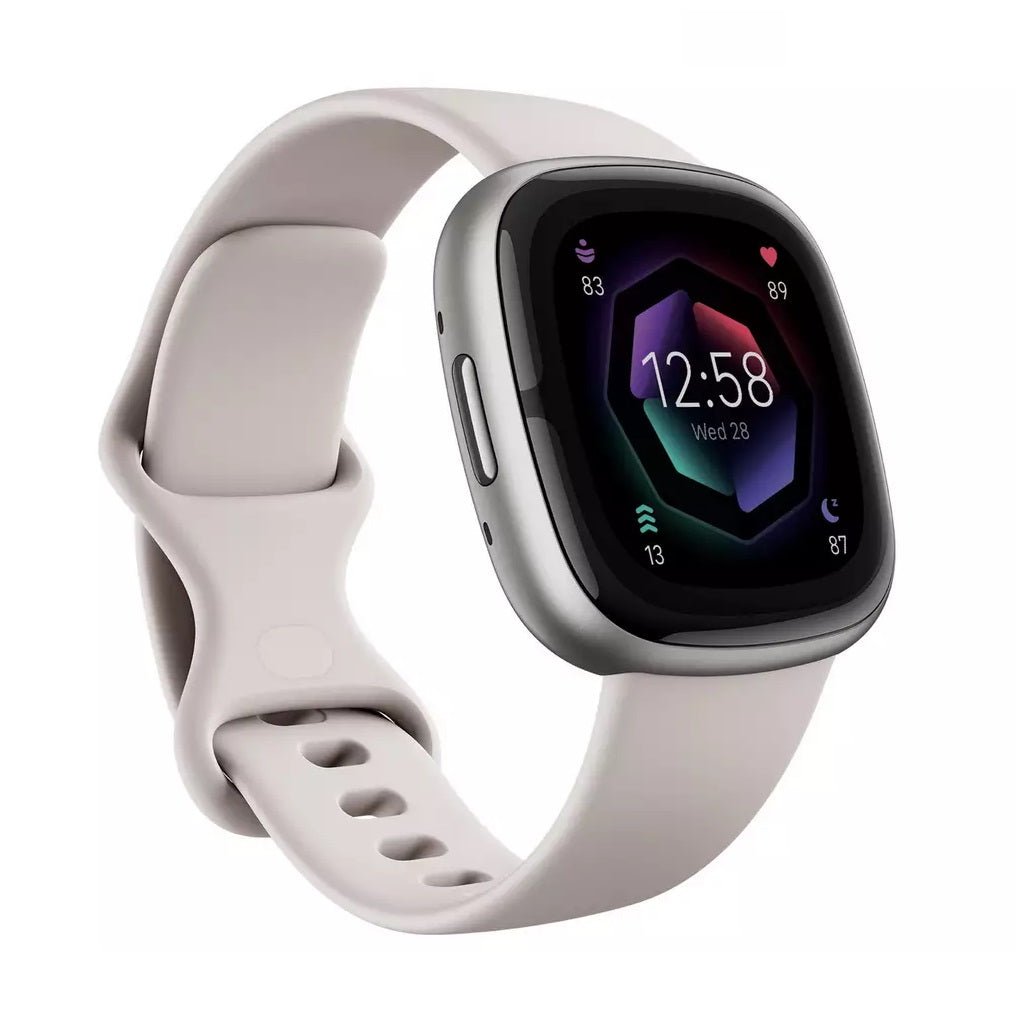 Fitbit Sense 2 Smart Watch - Lunar White/Platinum - SMARTWATCH, FITBIT - Beattys of Loughrea