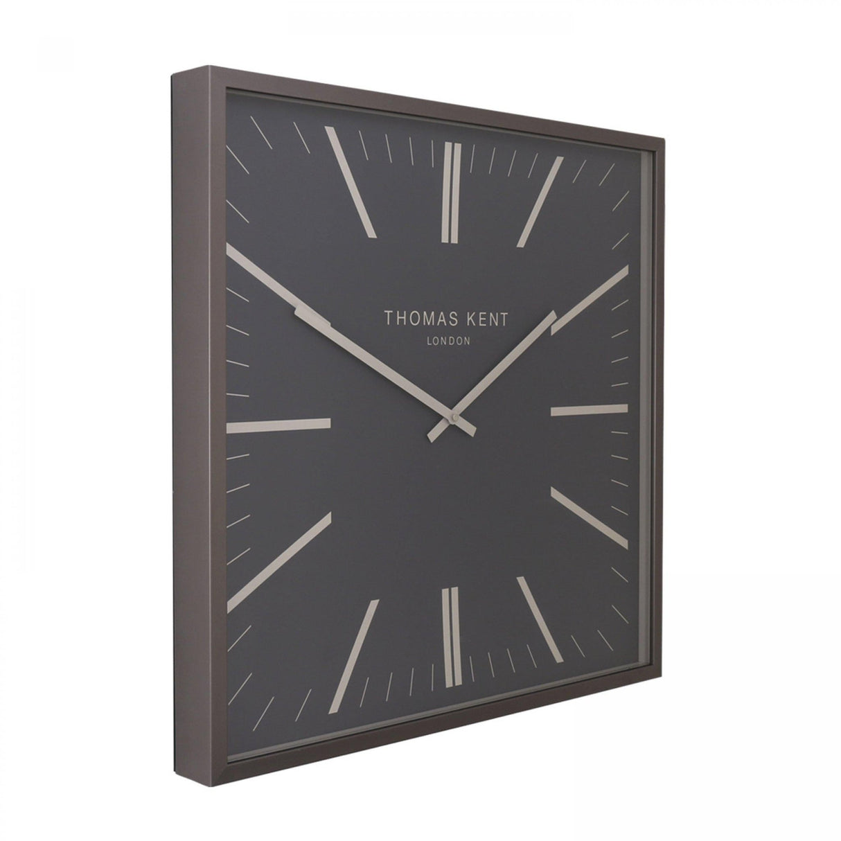 Thomas Kent 24" Garrick Wall Clock Graphite - CLOCKS - Beattys of Loughrea