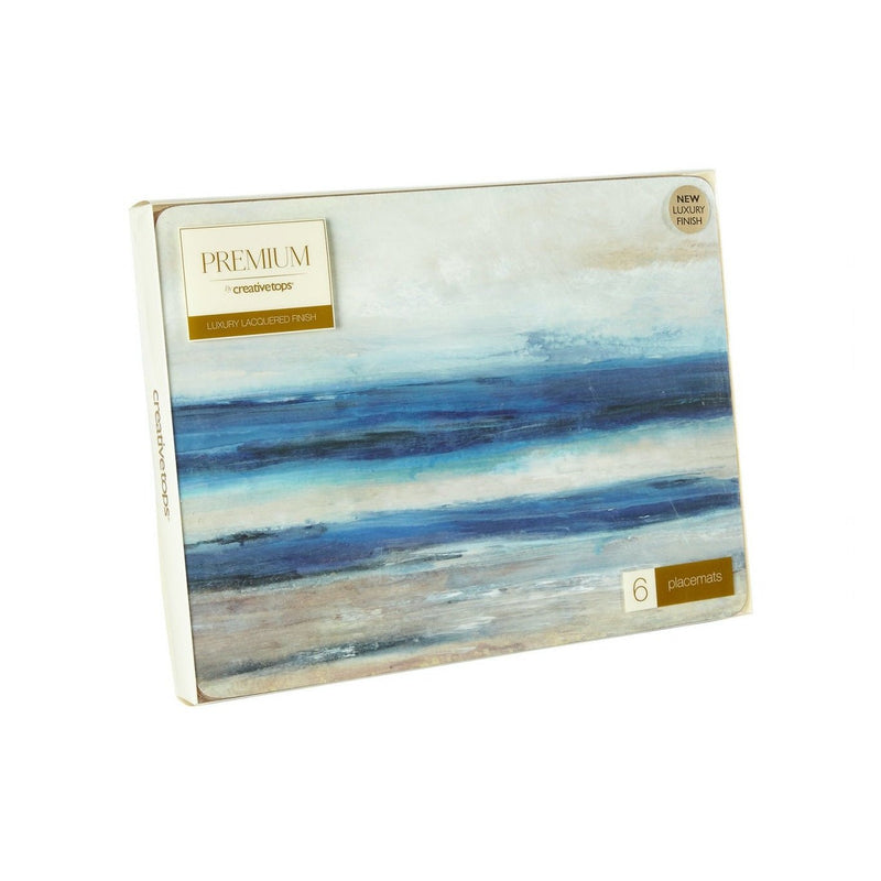 Creative Tops Blue Absract Pack Of 6 Premium Placemats - TABLEMATS/COASTERS - Beattys of Loughrea