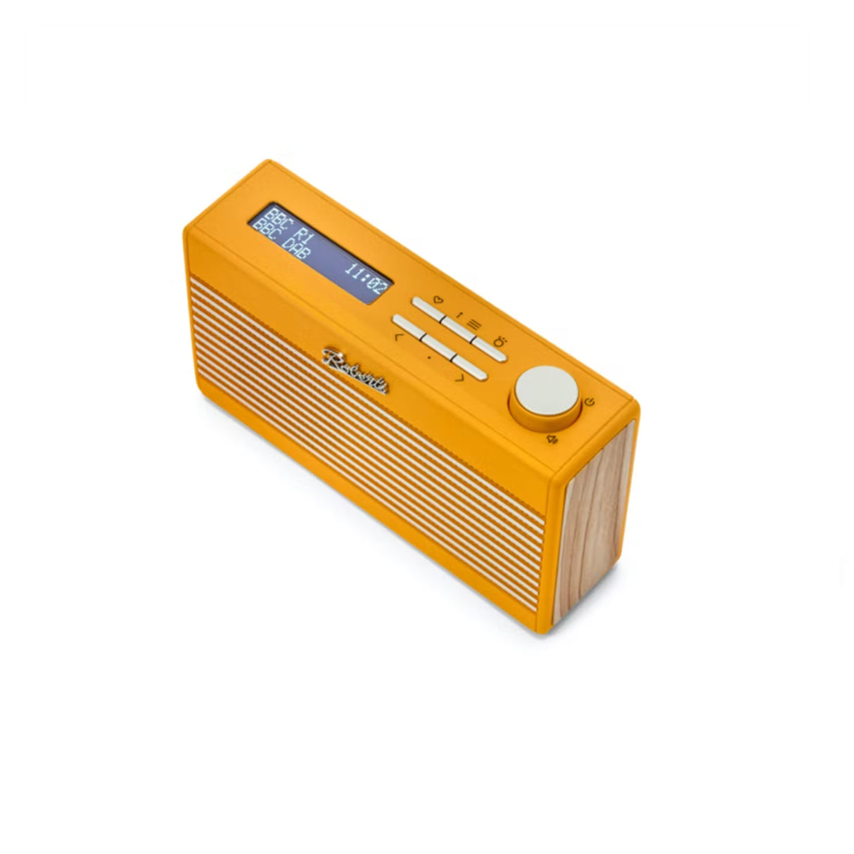 Roberts Rambler Mini Radio with Bluetooth - Sunburst Yellow - DAB DIGITAL RADIO - Beattys of Loughrea