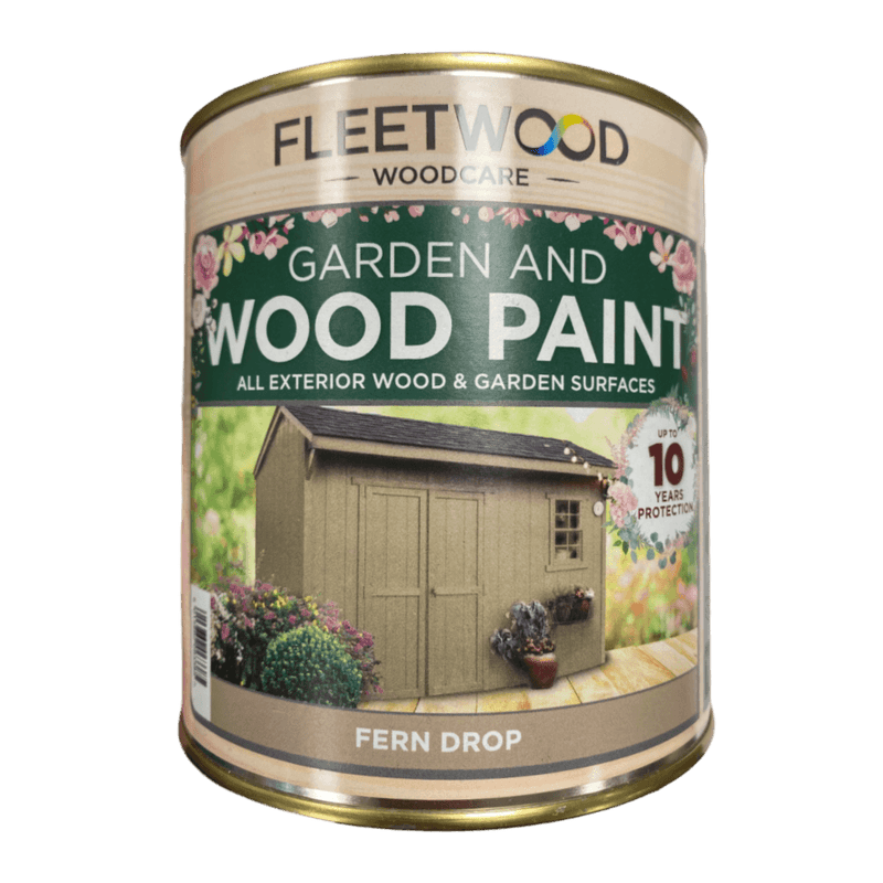 Fleetwood Superflex Garden & Wood Paint Fern Drop 1Ltr - VARNISHES / WOODCARE - Beattys of Loughrea