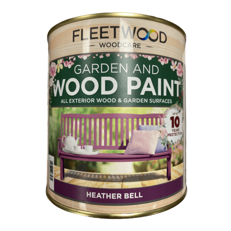 Fleetwood Superflex Garden & Wood Paint Heather Bell 1Ltr - VARNISHES / WOODCARE - Beattys of Loughrea