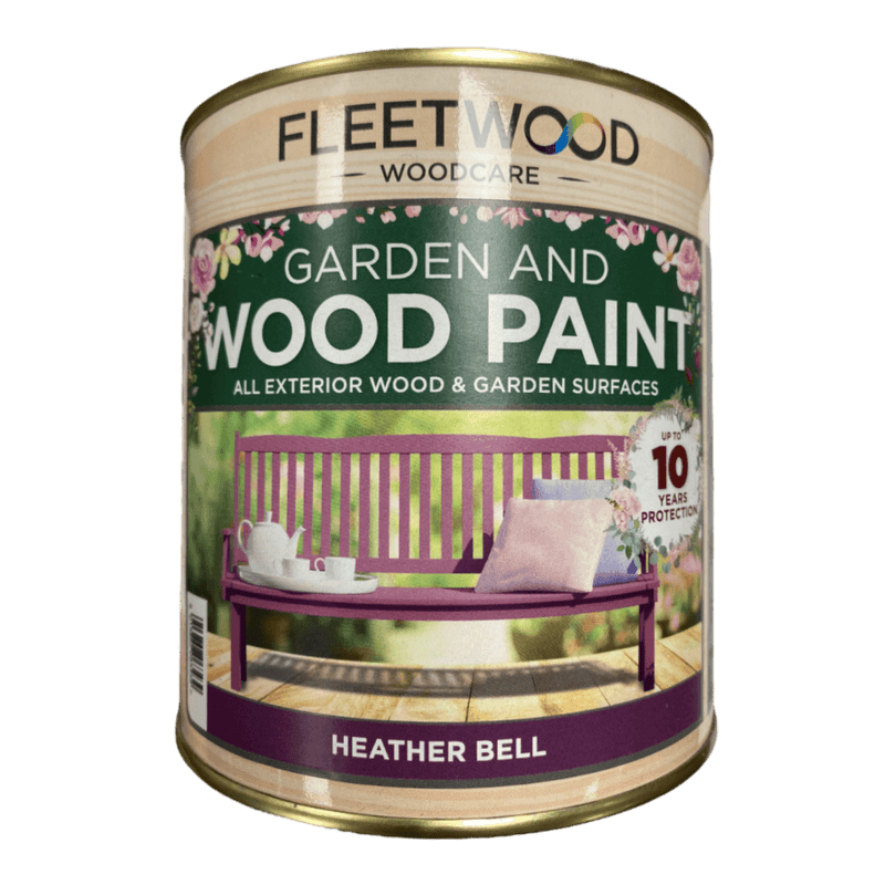 Fleetwood Superflex Garden & Wood Paint Heather Bell 1Ltr - VARNISHES / WOODCARE - Beattys of Loughrea