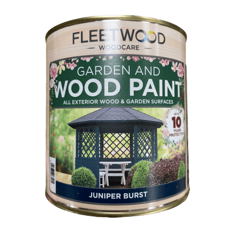 Fleetwood Superflex Garden & Wood Paint Juniper Burst 1Ltr - VARNISHES / WOODCARE - Beattys of Loughrea