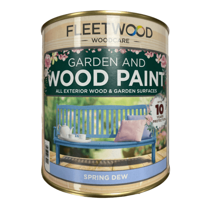Fleetwood Superflex Garden & Wood Paint Spring Dew 1Ltr - VARNISHES / WOODCARE - Beattys of Loughrea