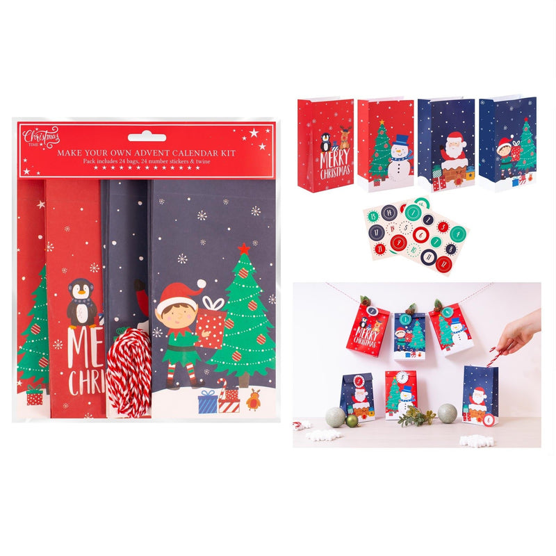 Christmas Make Your Own Advent Calendar Kit - XMAS ACCESSORIES - Beattys of Loughrea
