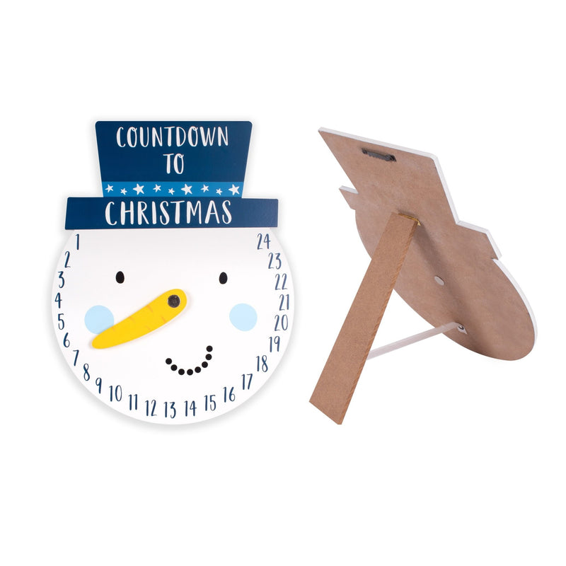 Christmas Snowman Countdown To Christmas - XMAS ACCESSORIES - Beattys of Loughrea