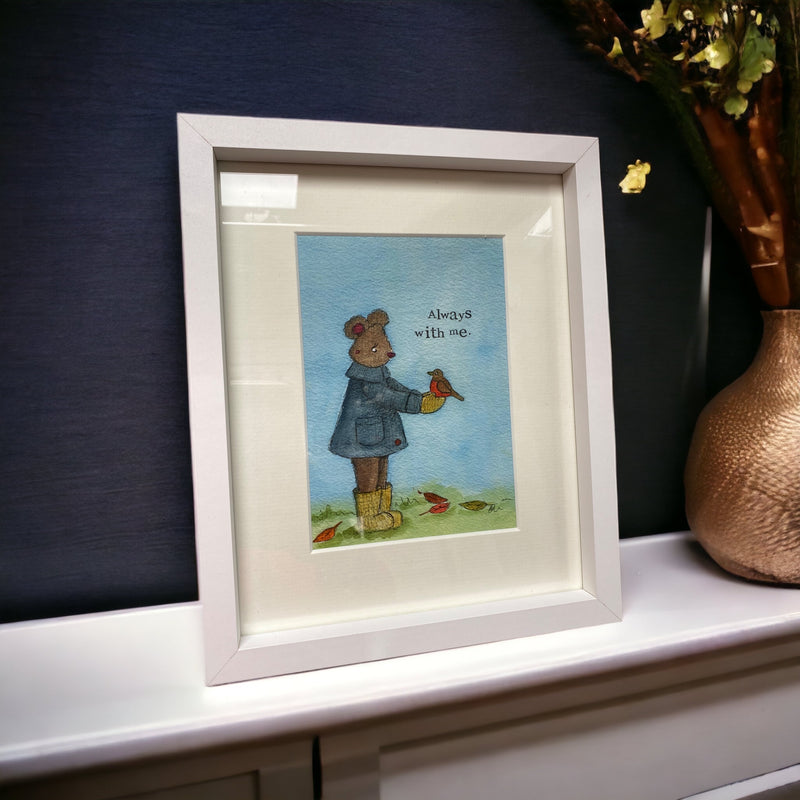My Painted Bear Framed Print "Always with Me" Assorted - One Supplied - PICTURES, PAINTINGS - Beattys of Loughrea