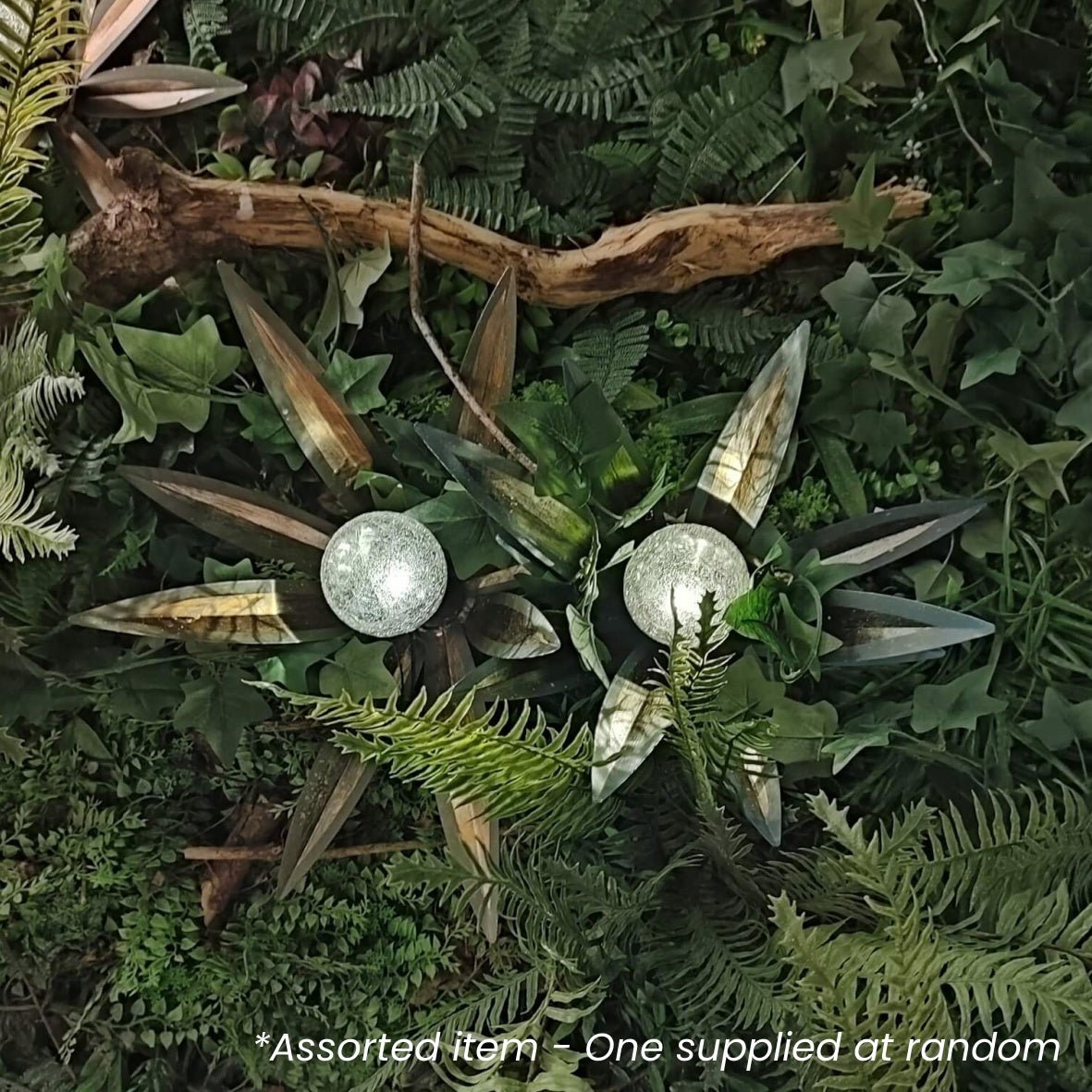 Spikey Iron Solar Stake Light - One Supplied - SOLAR / GARDEN ORNAMENTS - Beattys of Loughrea