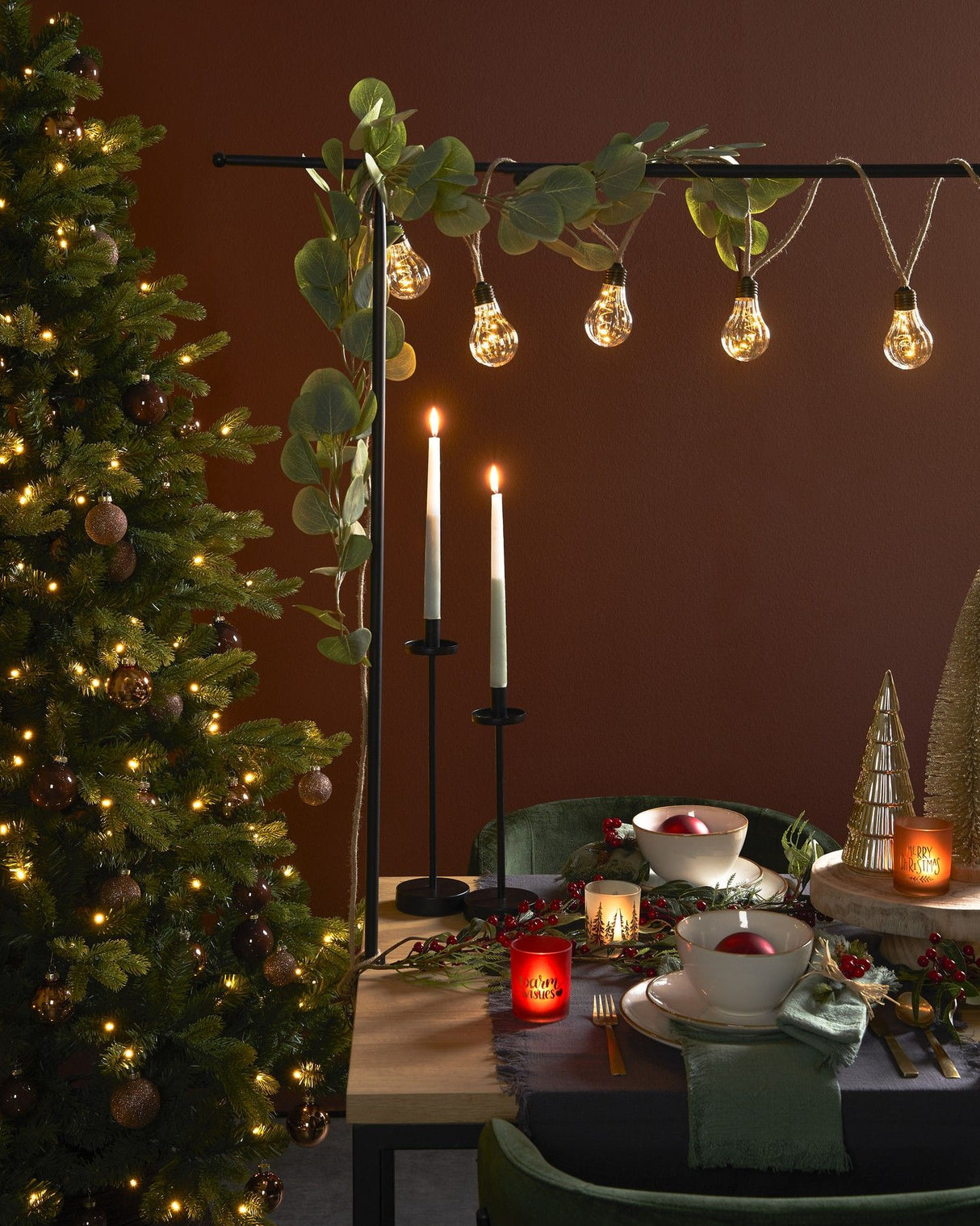 Adjustable Metal Table Hanger Black H110 x L223-250 cm - OCCASIONAL FURNITURE - Beattys of Loughrea