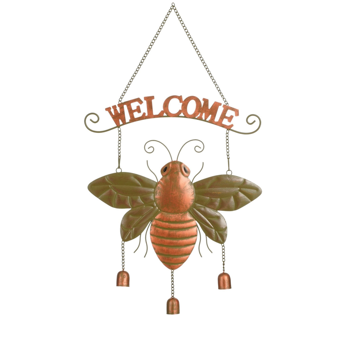 Copper Bee Wall Decoration 42 x 72.5cm - SOLAR / GARDEN ORNAMENTS - Beattys of Loughrea