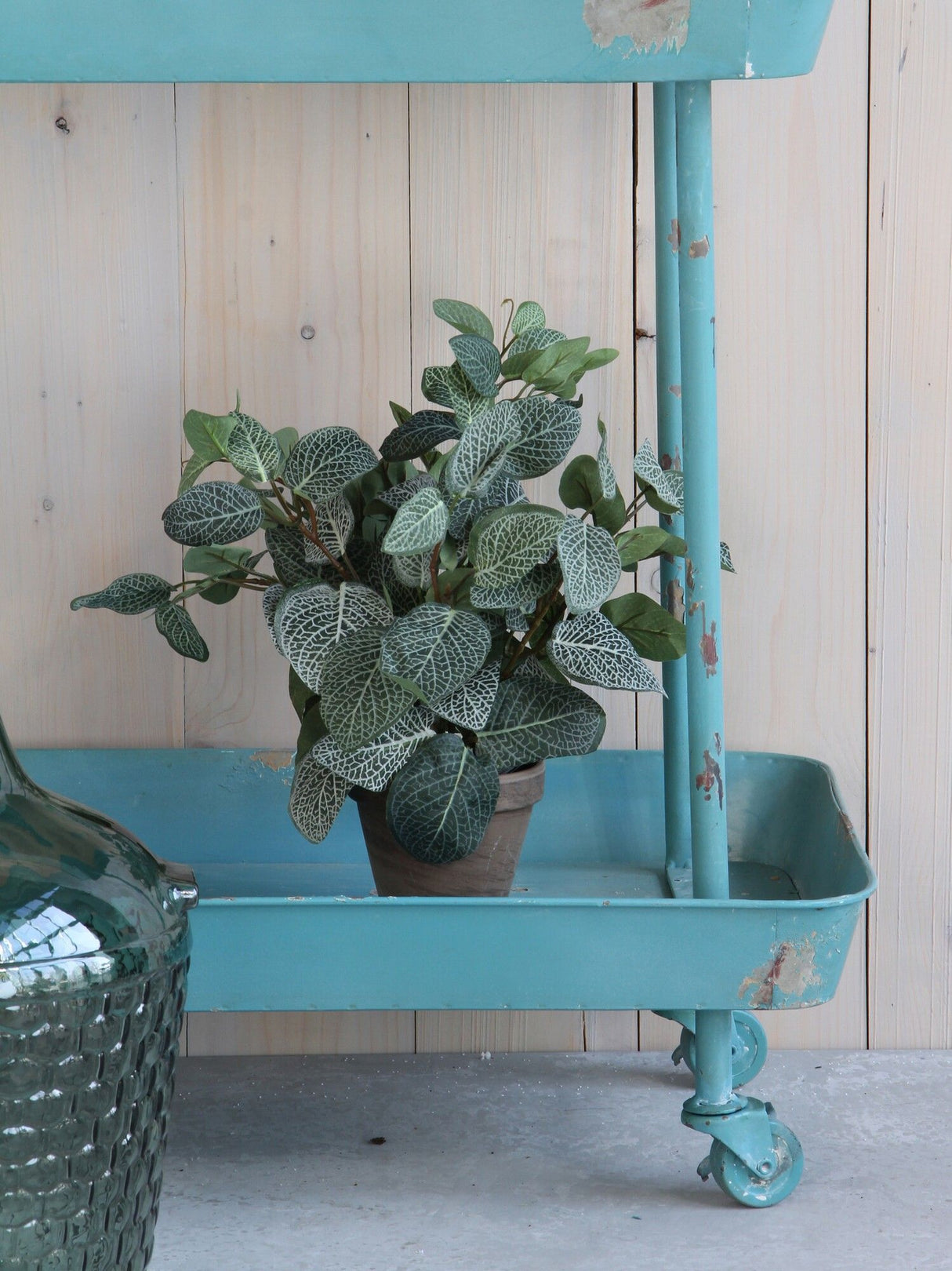 Pilea Artificial Plant in Plant Pot H35 x Ø25cm - POTTED PLANTS - DRY ORNAMENTAL - Beattys of Loughrea