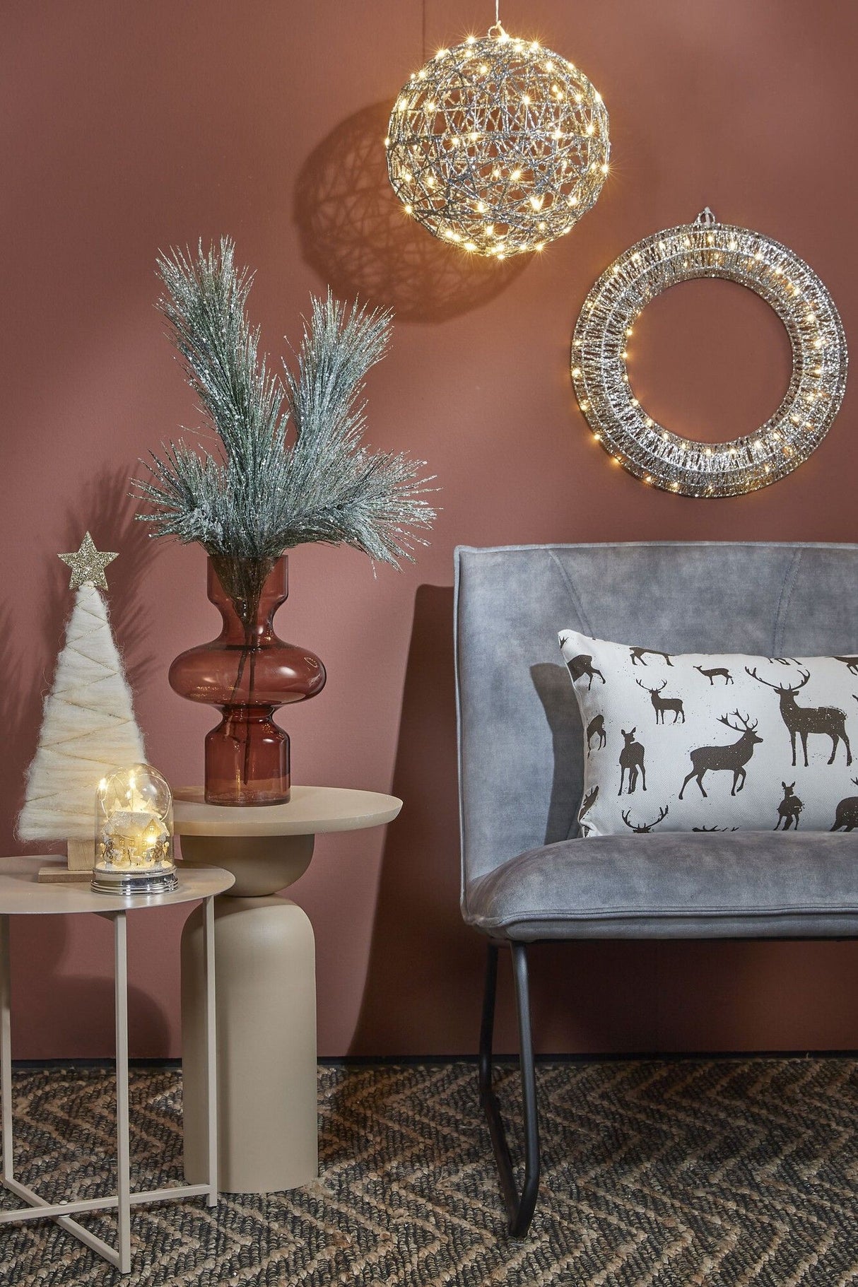 White Tree Decoration 40cm - XMAS TREE SMALL - Beattys of Loughrea