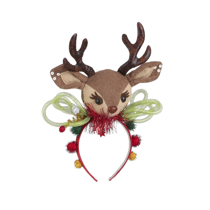 Brown Reindeer Hairband - XMAS DECORATIONS - Beattys of Loughrea