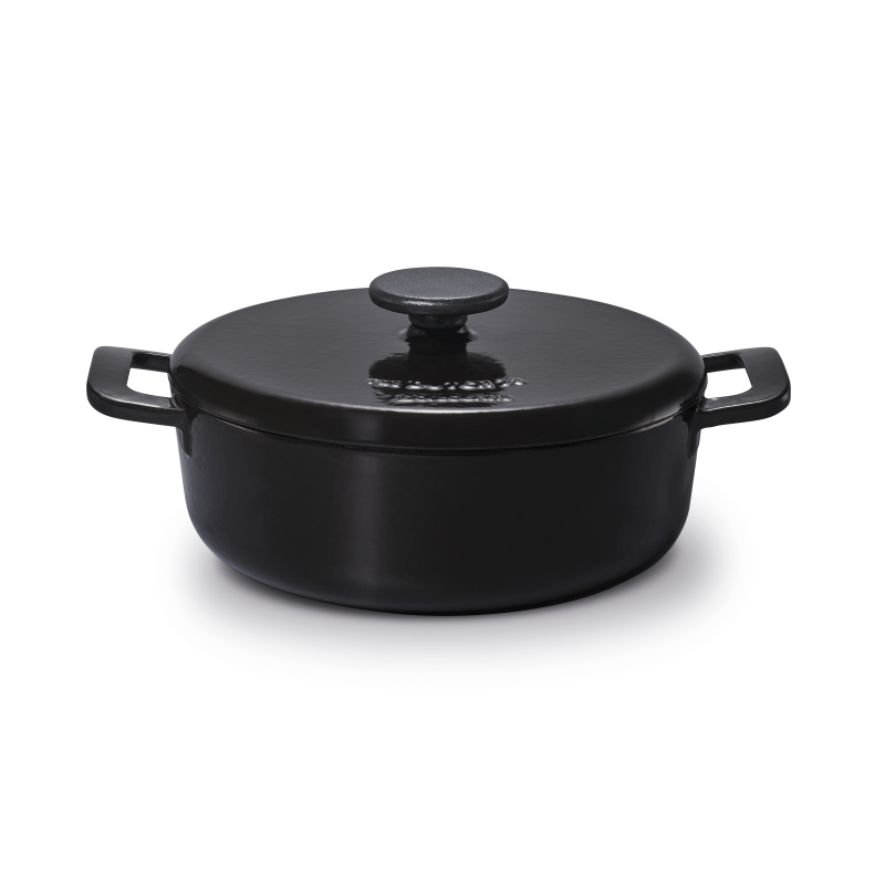 Brabantia The Dutch Oven Black 28cm Casserole - COOKWARE - CAST IRON - Beattys of Loughrea