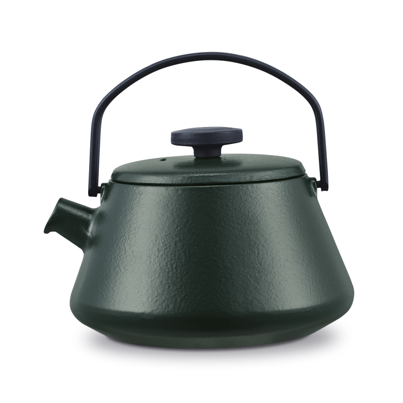 Brabantia T-Time Pine Green 12cm Teapot - COOKWARE - CAST IRON - Beattys of Loughrea