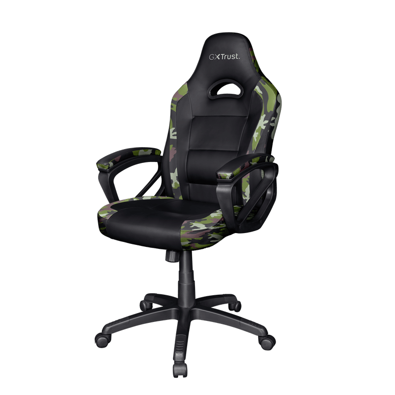 Trust GXT 701C Ryon Gaming Chair | Camo Green - GAMING CHAIR / DESK - Beattys of Loughrea