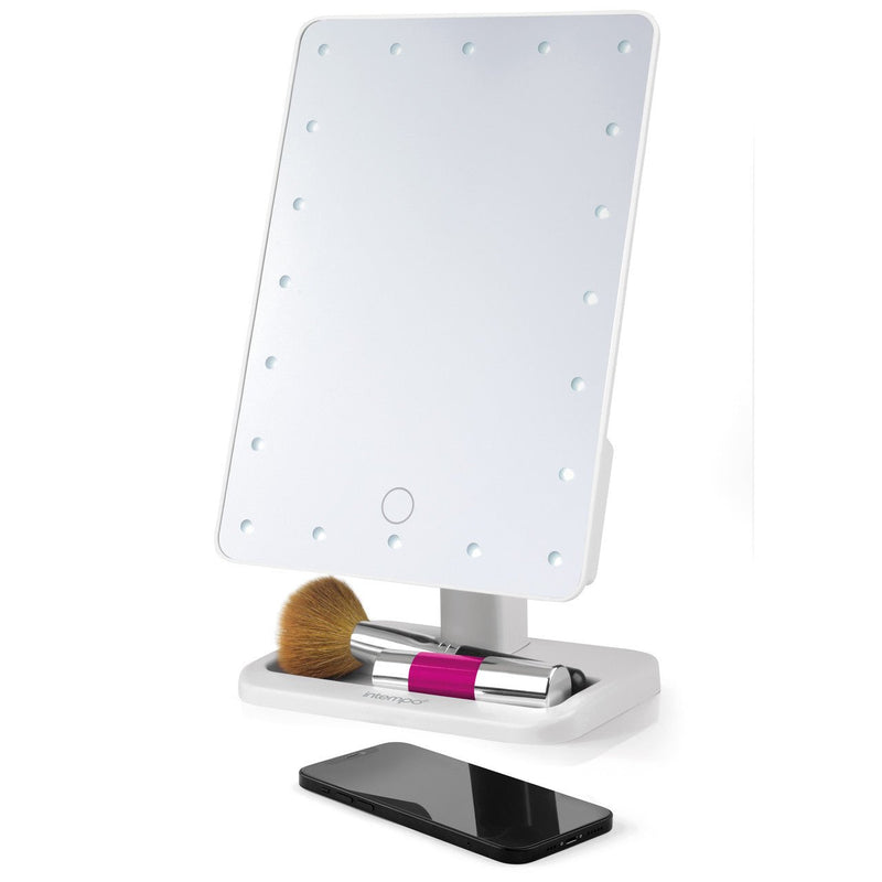 Intempo Bluetooth Mirror Speaker - White - SPEAKERS HIFI MP3 PC - Beattys of Loughrea